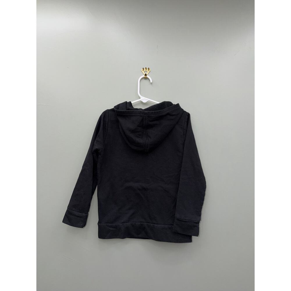 Puma Kids Black Logo Hoodie Youth Size 5 Pullover Sweatshirt - Picture 2 of 4